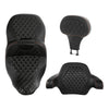 Harley Touring Road Glide Driver Passenger Seat Backrests Pads (2014-2023)