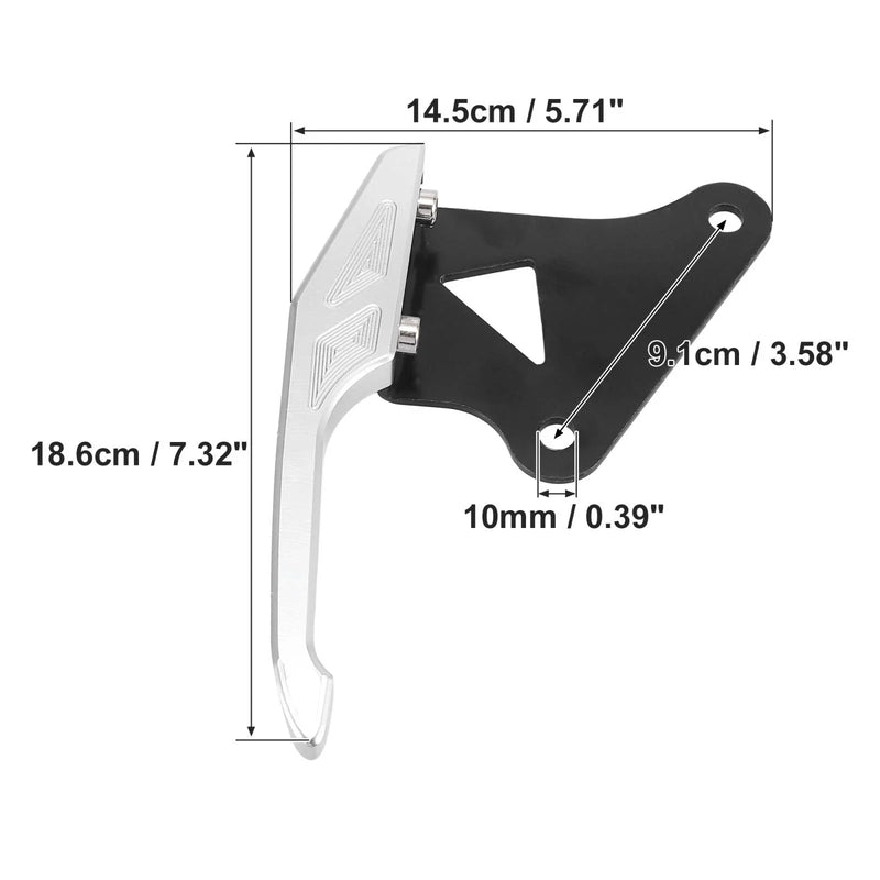 Honda MSX125 Pair Motorcycle Rear Seat Grab Bars (2013-2016)