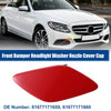 BMW 328i Red Front Right Bumper Headlight Washer Nozzle Cover Cap