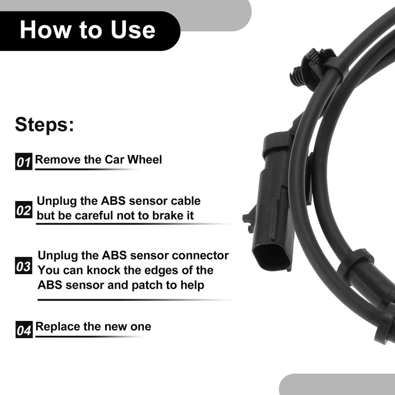 Jeep Grand Cherokee (1999-2004) Rear Right ABS Wheel Speed Sensor