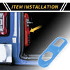 Jeep Wrangler JL JLU (2018-2024) Light Blue Rear Trunk Lock Panel Cover