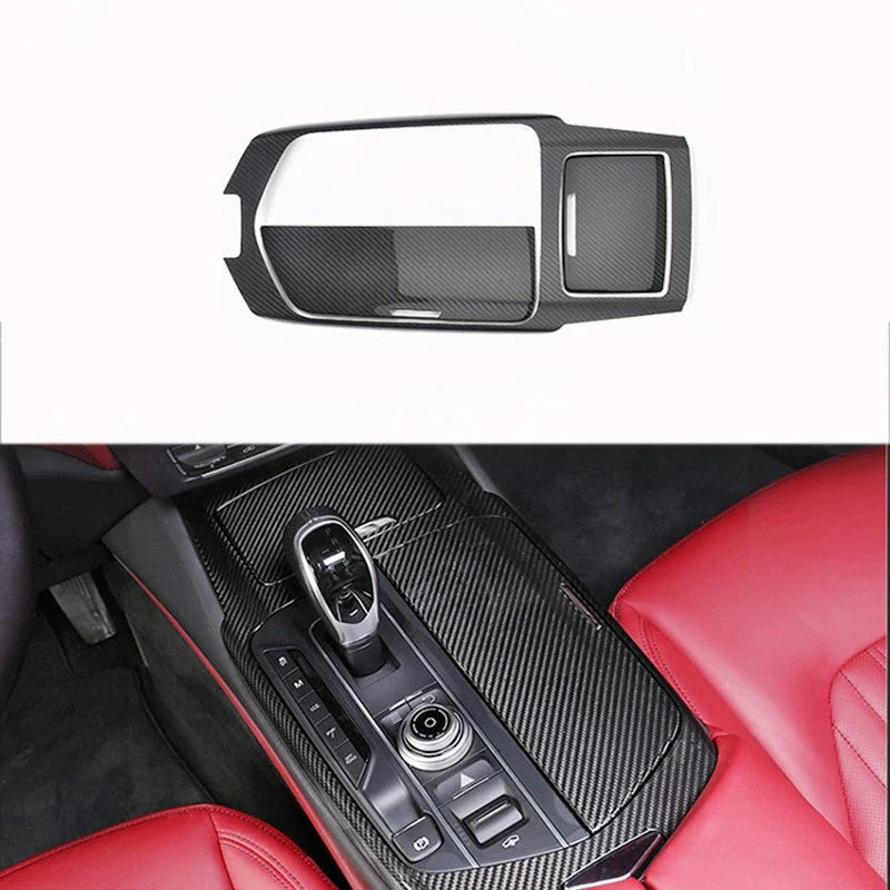 Maserati Levante 2016+ 100% Carbon Fiber Console Gear Shift Panel Cover Trim