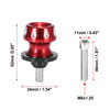 Honda Suzuki 2 x M8x1.25 Red Swing Arm Spools Sliders Stand