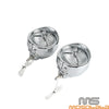 Harley Street Glide, Road King 4.5" Front Brim Trim Cover Fog Lights