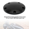 Harley Electra Glide, Dyna, Road King Curved Ignition Timing Cover Black (2000-2023)