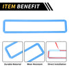 Jeep Wrangler JK (2011-2017) Light Blue Emergency Light Switch Panel Trim
