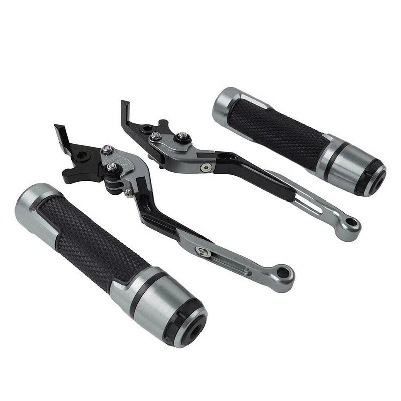Kawasaki ZX10R / RR Titanium Extendable Brake Clutch Lever Grips (2004-2023)