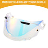 RX-7X Resin Clear Red Visor Shield 3-Snap