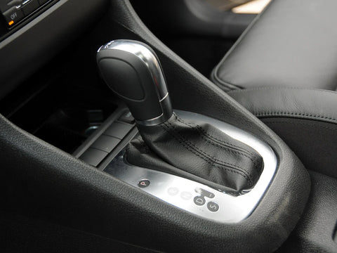 VW Golf 6 Gear Shift Button Leather Rootwood (2008-2011)