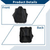 Ford Focus C-MAX Car Gear Shift Stick Gaiter Black Blue Leather (2003-2010)