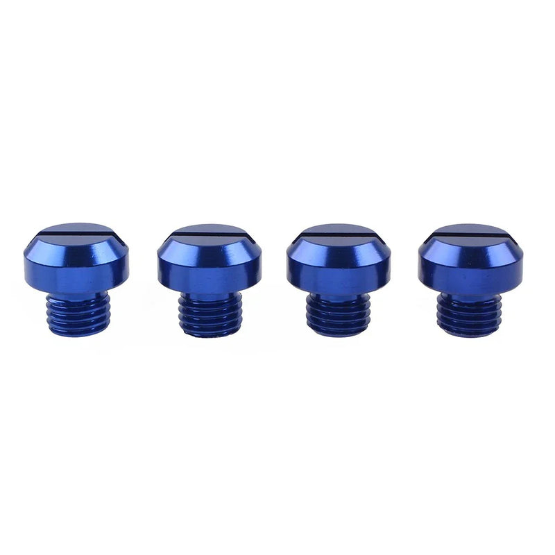M10 Screws - Blue 4 x Universal Motorcycle Mirror Hole Blanking Plugs