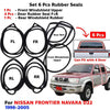 Windshield Front Rear Door Rubber Fits Nissan Frontier D22 4D Pickup 1998-05 D05