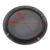 8" Speaker Cover Coaxial Steel Sub Mesh Grills Frame Black Audio Case