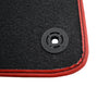 Bentley Bentayga with Custom Emblem Tailored Red Floor Mats (2016-2023)