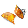 BMW E46 3-Series Front Turn Signal Lights with Yellow Lens (2000-2001)