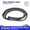 Door Rubber Seal Rear LH Fits Nissan Almera Sunny Latino N17 4D Sedan 2011-19