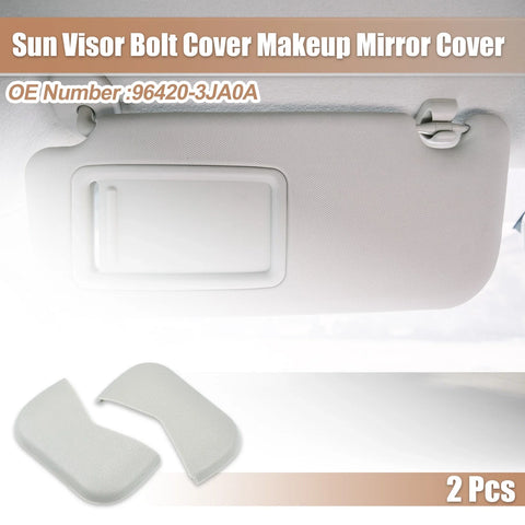 Nissan Altima Gray Sun Visor Bolt Covers (2013-2023)