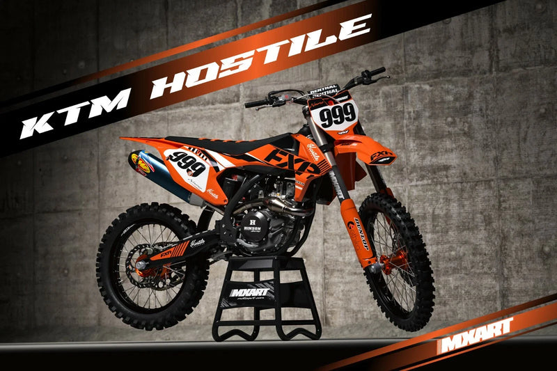 KTM SX 125 250 Graphics Decal Stickers HOSTILE Style (2016-2018)