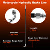 Harley Dyna Switchback Black 56In Hydraulic Front Brake Line Kit