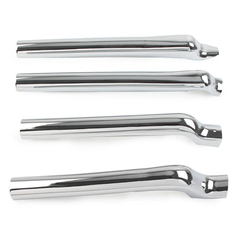 Harley Heritage Softail Classic Chrome Rear Swingarm Tube Covers (2000-2011)