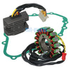 Kawasaki EN450 Vulcan 454 Stator Coil, Regulator Rectifier, Gasket (85-90)