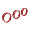 Subaru BRZ, Toyota GR86 Red Center Console AC Knob Ring Trim (2021-2024)