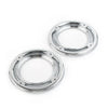 Harley Road Street Tri Glide Chrome Rear Speaker Accent Cover Trim (2009-2023)