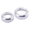 Ford Ranger 3 x Silver AC Radio Switch Knob Trim Rings (2023-2025)