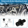 Motorcycle 2 x Brake Lever Barrel Adjusters Screws M10