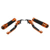 Aprilia Tuono V4 Orange Extendable Brake Clutch Levers & Handlebar Grips