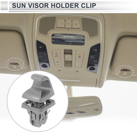 Toyota Camry Highlander Corolla Gray Sun Visor Holder Clip