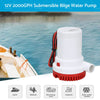 Boat Marine 12V 2000 GPH Submersible Electric Water Pump
