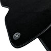 Ferrari California T (2015-2019) - Bordeaux Nappa Leather Black Floor Mats