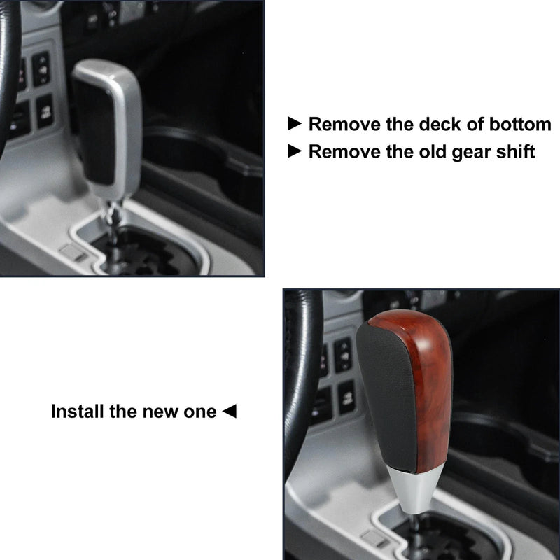 Toyota Land Cruiser (2016-2017) - Grain Red Brown Long Gear Stick Shift