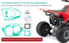 Honda TRX450R Sportrax Engine Gasket and Seal Kit (2004–2005)
