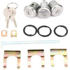 Camaro, Caprice, Buick, Grand Am Metal Door Lock Cylinder Set + Key (1990-2002)