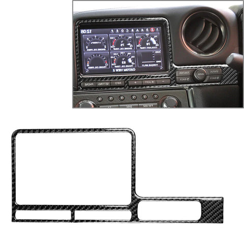 Nissan GTR R35 GPS Navigation Panel Cover Trim 2008-2016 Black