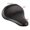 Harley Bobber Chopper Custom Large Leather Seat (Fits 13.5"x12")