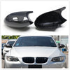 BMW 3 Series E90 E91 E92 2 x Carbon Fiber Mirror Covers (2005-2007)