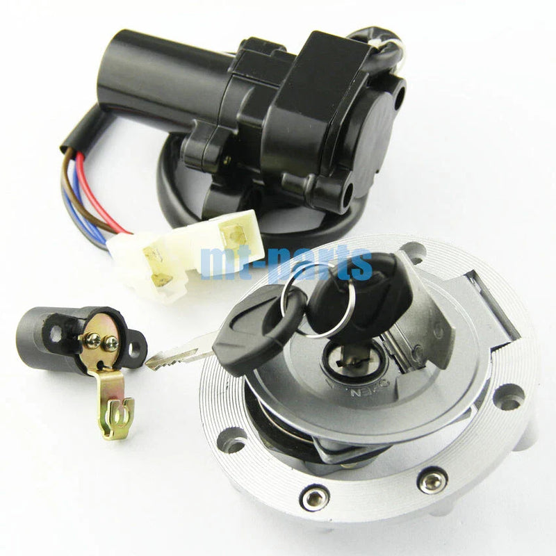 Yamaha XVS1300A V-Star Ignition Key Switch & Fuel Tank Cap Set (07-15)