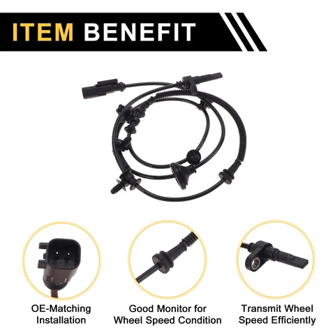 Chevrolet Volt (2016-2019) Front Left Right ABS Wheel Speed Sensor