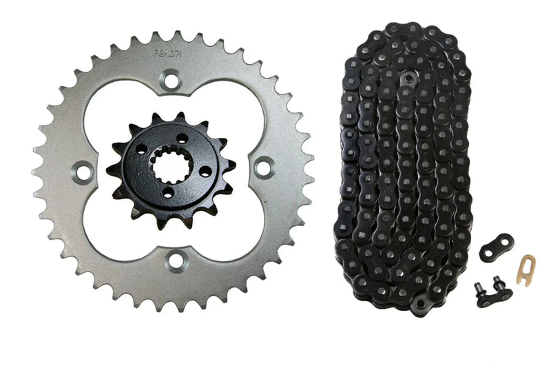 Honda TRX400EX, TRX400X Black 520x94 Chain & 14/39 Sprockets (2005–2014)