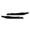 Mercedes Benz A-Class Black ABS Front Lip Spoiler Fins (2016-2018)