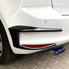 VW Golf 7 GTI 2 x Gloss Rear Bumper Spoiler Fog Light Covers (2013-2016)