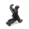 Motorcycle Handlebar Cell Phone Mount 1 Red Adjustable Motorcycle Scooter