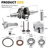 Yamaha G21 / G22 / G27 / G28 YDRA Crankshaft Connecting Rod Piston Valve