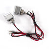 Universal Models 2 x Chrome Mini LED Motorcycle Turn Signal Lights