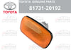 TOYOTA GENUINE OEM LENS, SIDE TURN SIGNAL LAMP