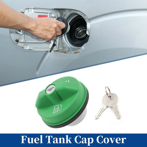 Chevrolet, Dodge, Ford Locking Gas Cap Fuel Tank Cover with Keys (2000-2023)