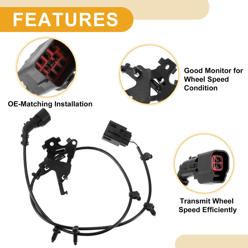 Ford Focus Rear Left ABS Wheel Speed Sensor (2005-2011)